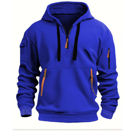 Hoodie oversize med nedfallande axlar och lös passform