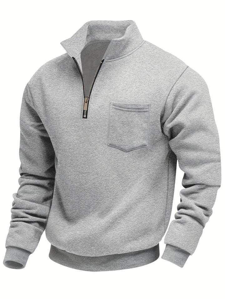 Emmett | Raffinerad Halv-Zip Pullover