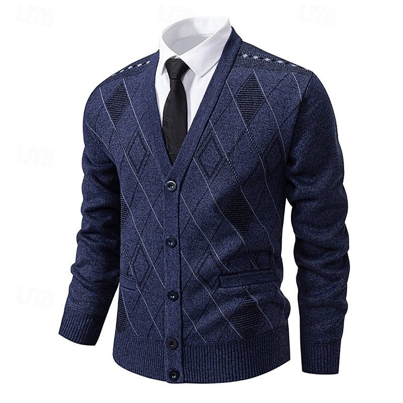Weston | Raffinerad Argyle Cardigan