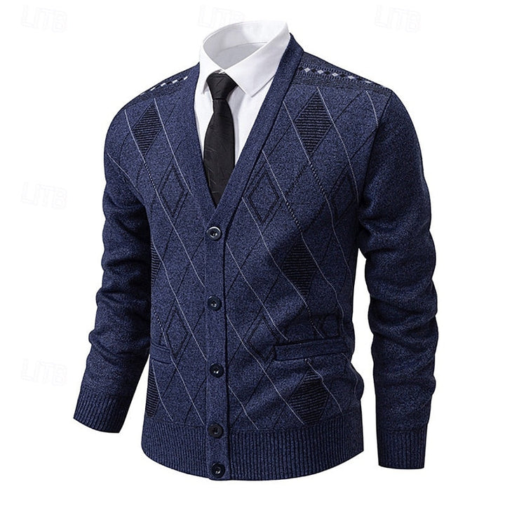 Weston | Raffinerad Argyle Cardigan