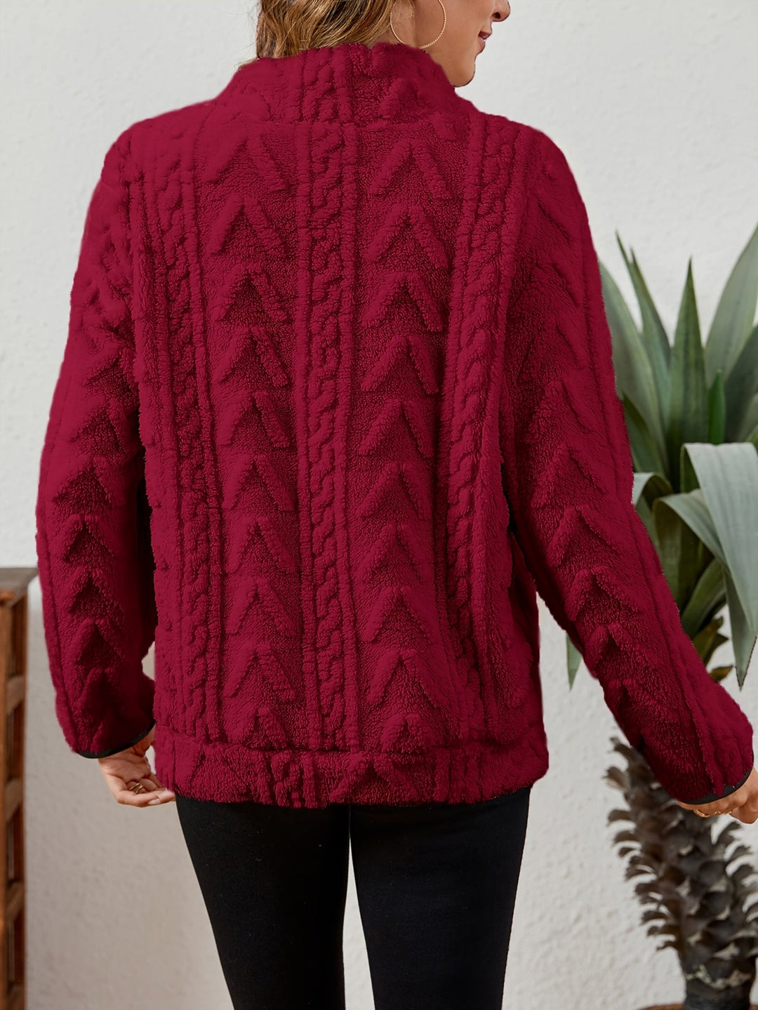 Delilah | Mysig Halv-Zip Tröja