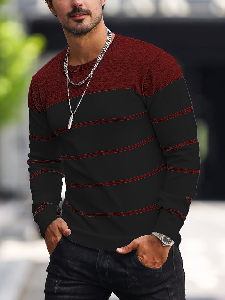 Henry | Randig Crew Neck Tröja