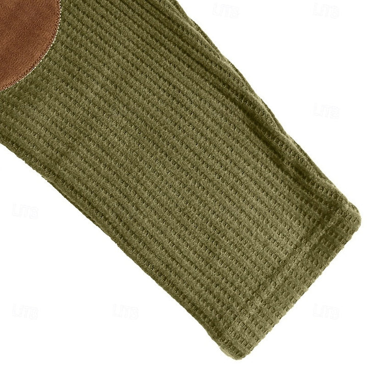 Bennett | Texturerad Färgblock Polo T-shirt