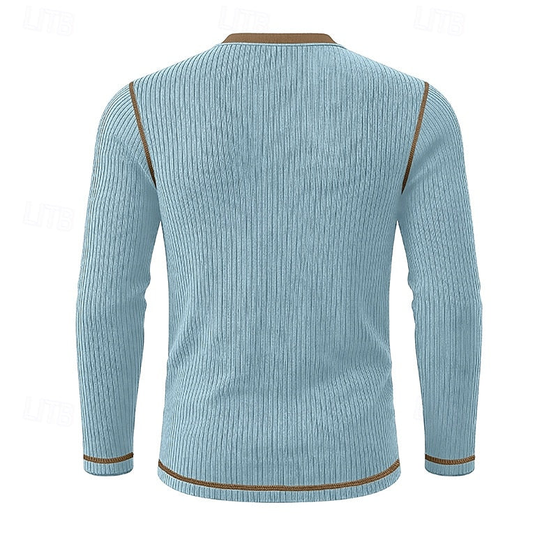 Jared | Ribbade Henley Skjorta