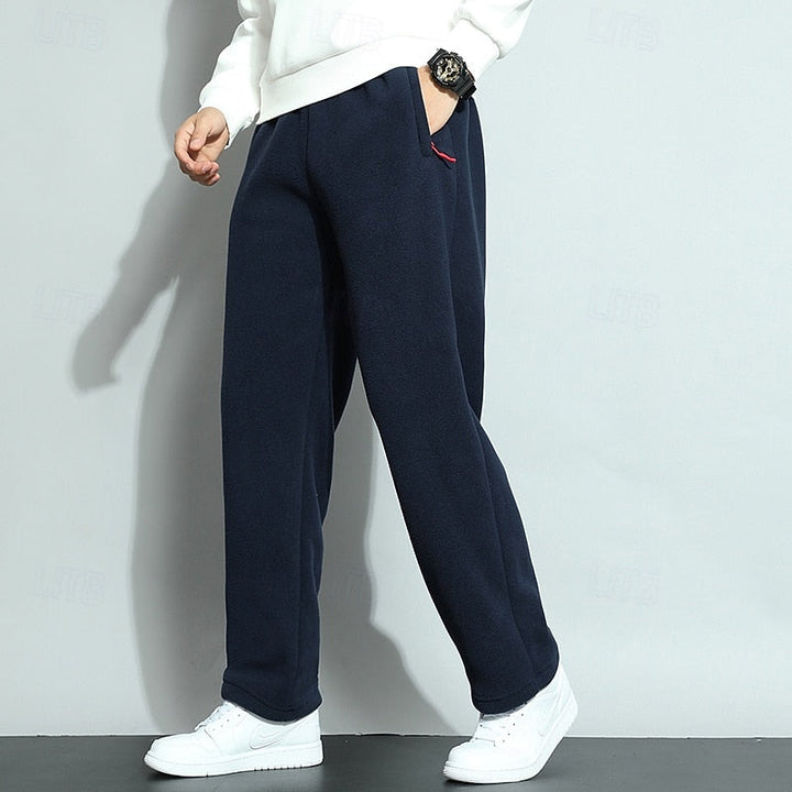 Foster | Avslappnade raka joggers