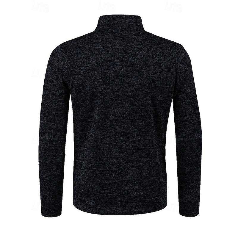 Caleb | Jacka med Full-Zip och Ståkrage