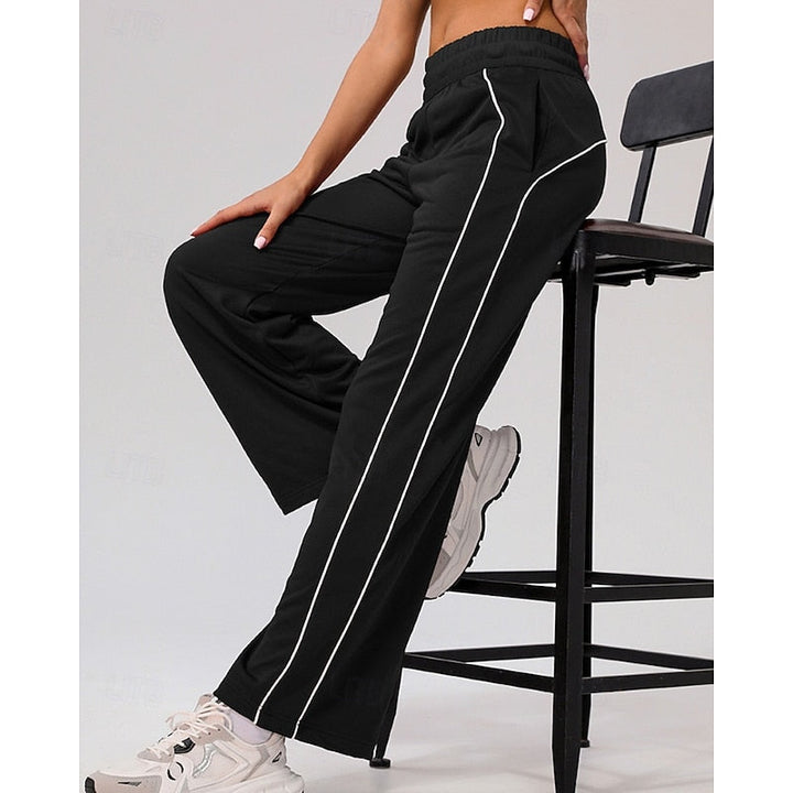 Maisie | Avslappnade Joggers med Sidostrand