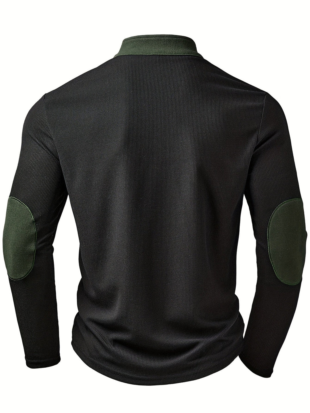 Rory | Texturerad Färgblock Kvartdrag Pullover