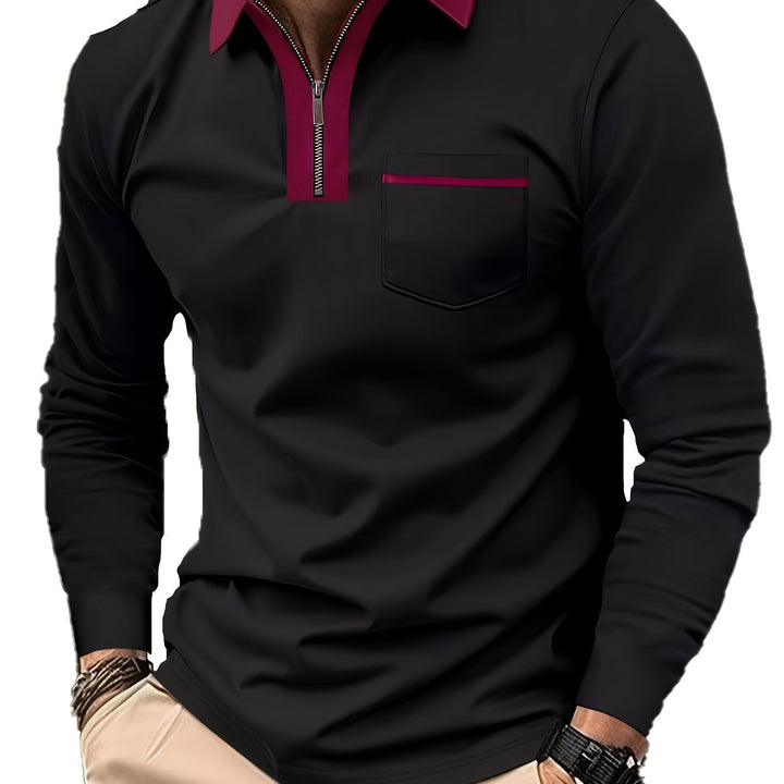 Curtis | Fins Zip-Krage Polo Skjorta