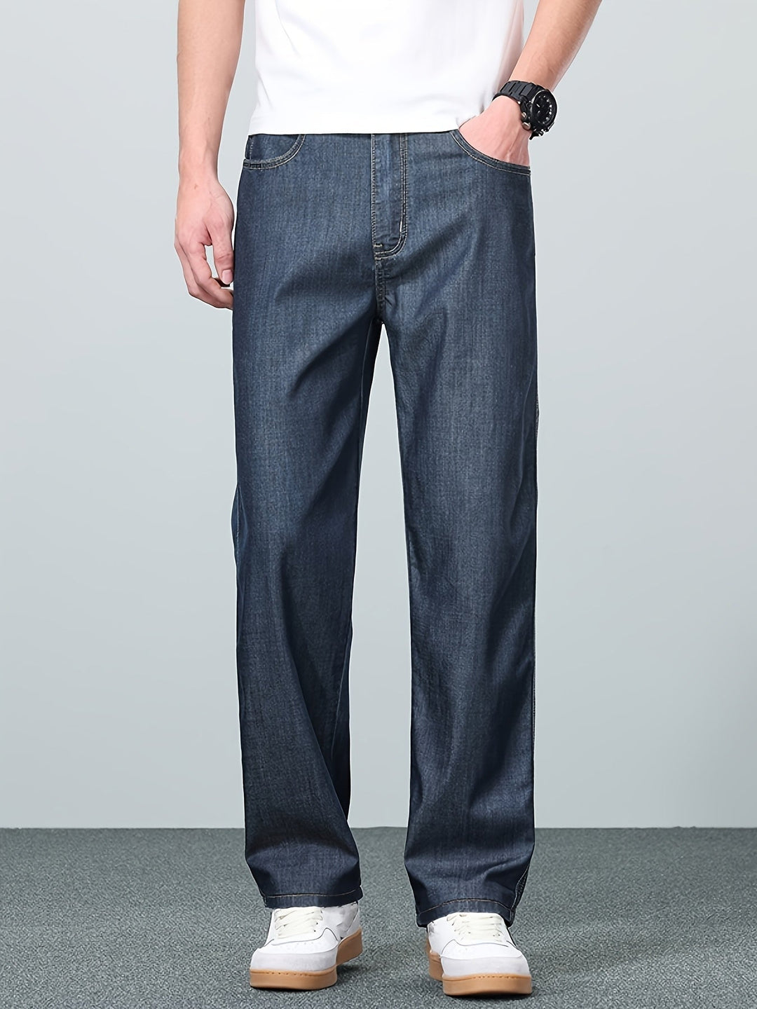 Nash | Avslappnade Rakben Jeans