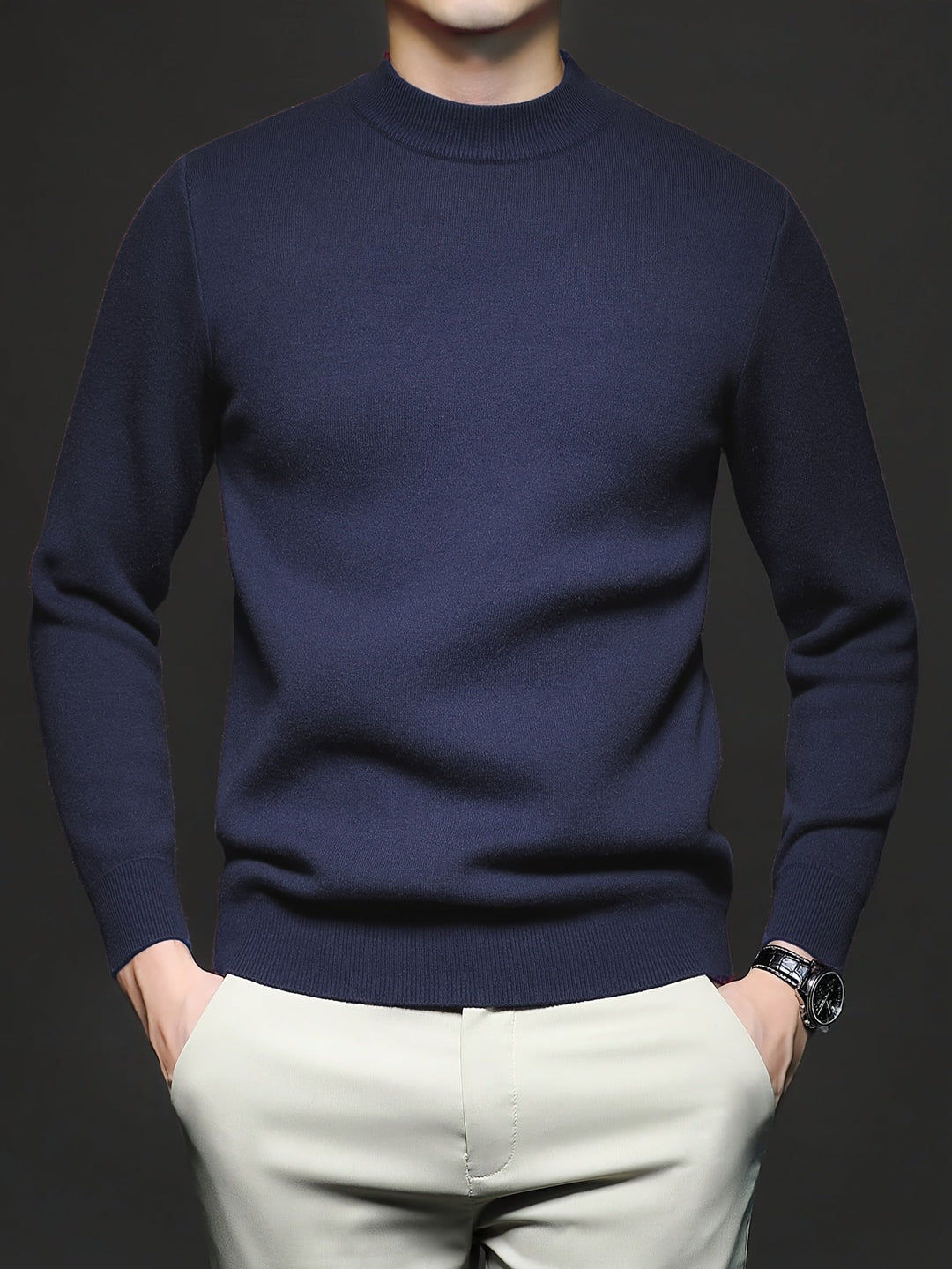 Everett | Raffinerad Höghalssweater