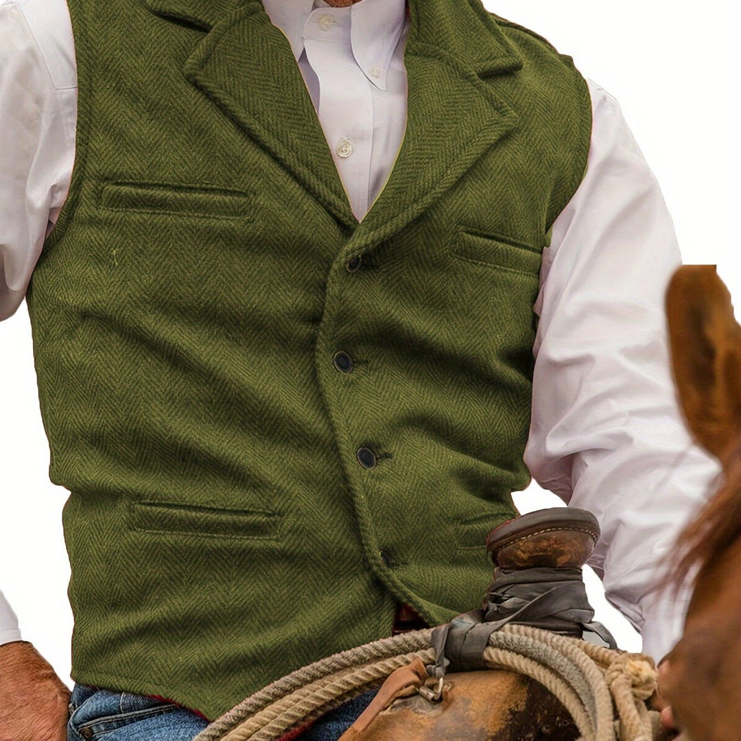 Colton | Heritage Herringbone Västen