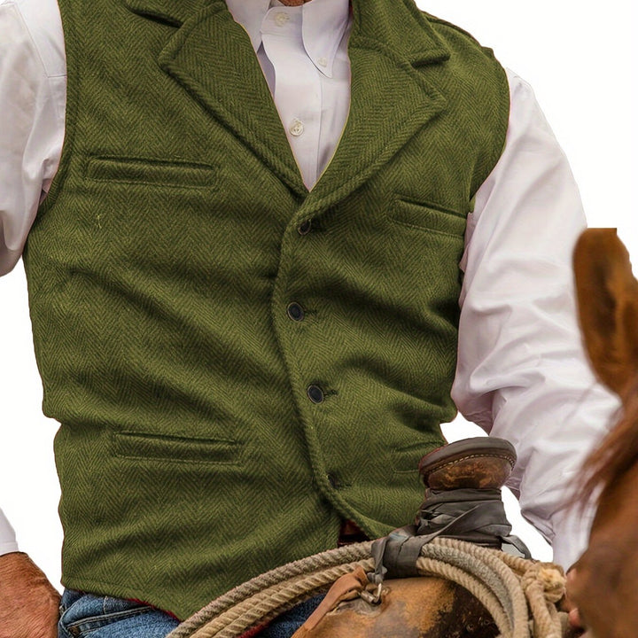 Colton | Heritage Herringbone Västen