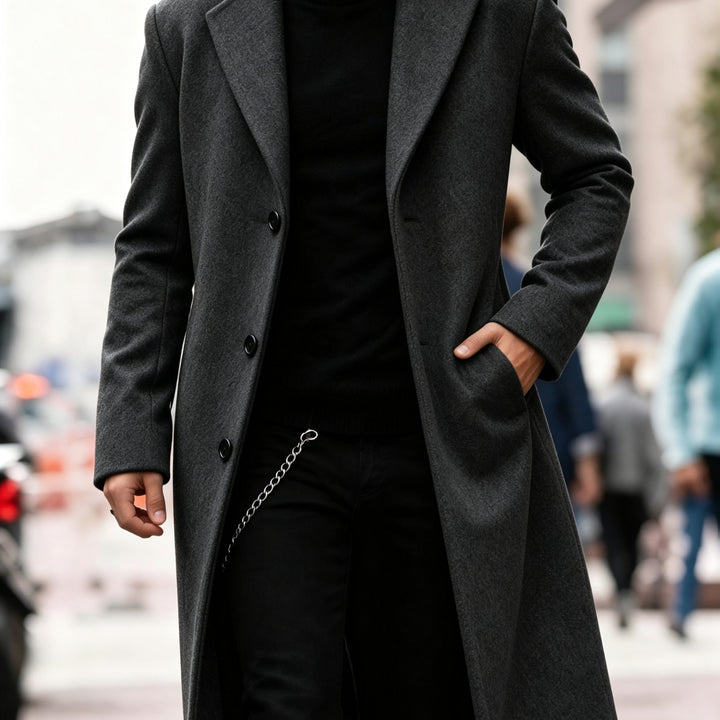 Chandler | Finsnittad Lång Trench Coat