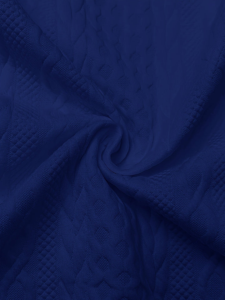 Georgia | Texturerad Halv-Zip Sweatshirt