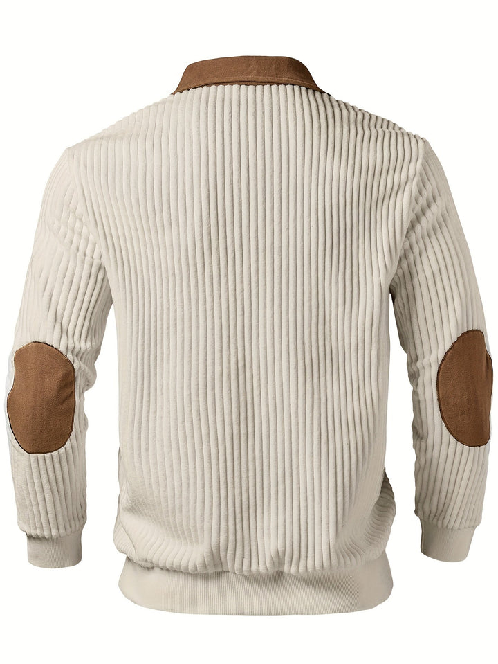 Roland | Tvåfärgad Quarter-Zip Pullover