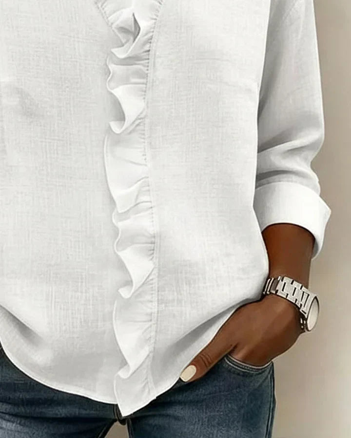 Chloe | Lätt V-ringad Blus