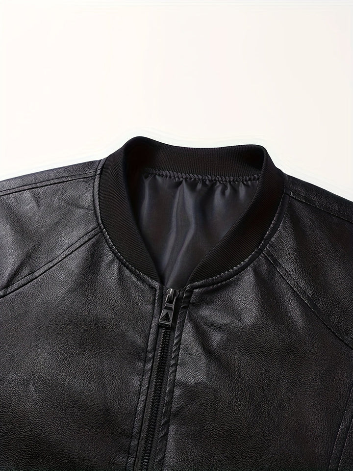 Dalton | Finsydd Zip-Up Bomberjacka