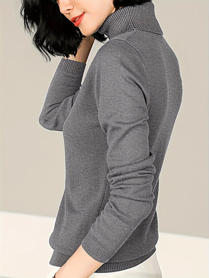 Maribel | Finsnickrad Mock Neck Tröja