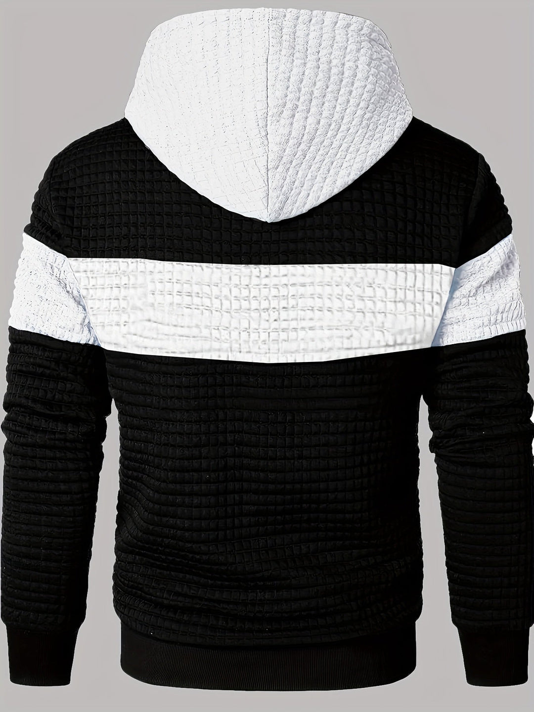Hayes | Texturerad Färgblock Hoodie