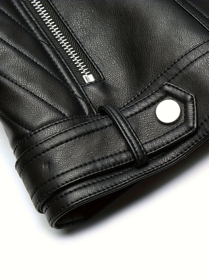 Mabel | Skulpterad Zip-Front Motojacka
