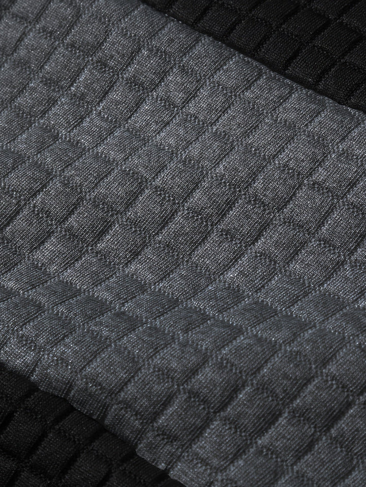Hayes | Texturerad Färgblock Hoodie