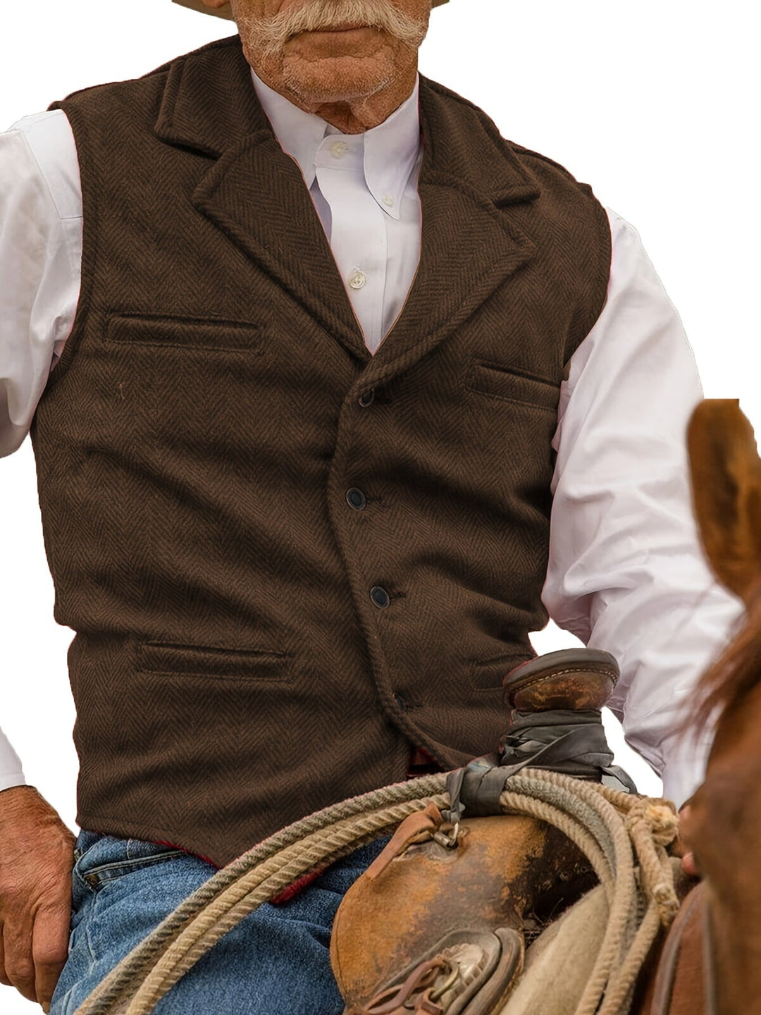 Colton | Heritage Herringbone Västen