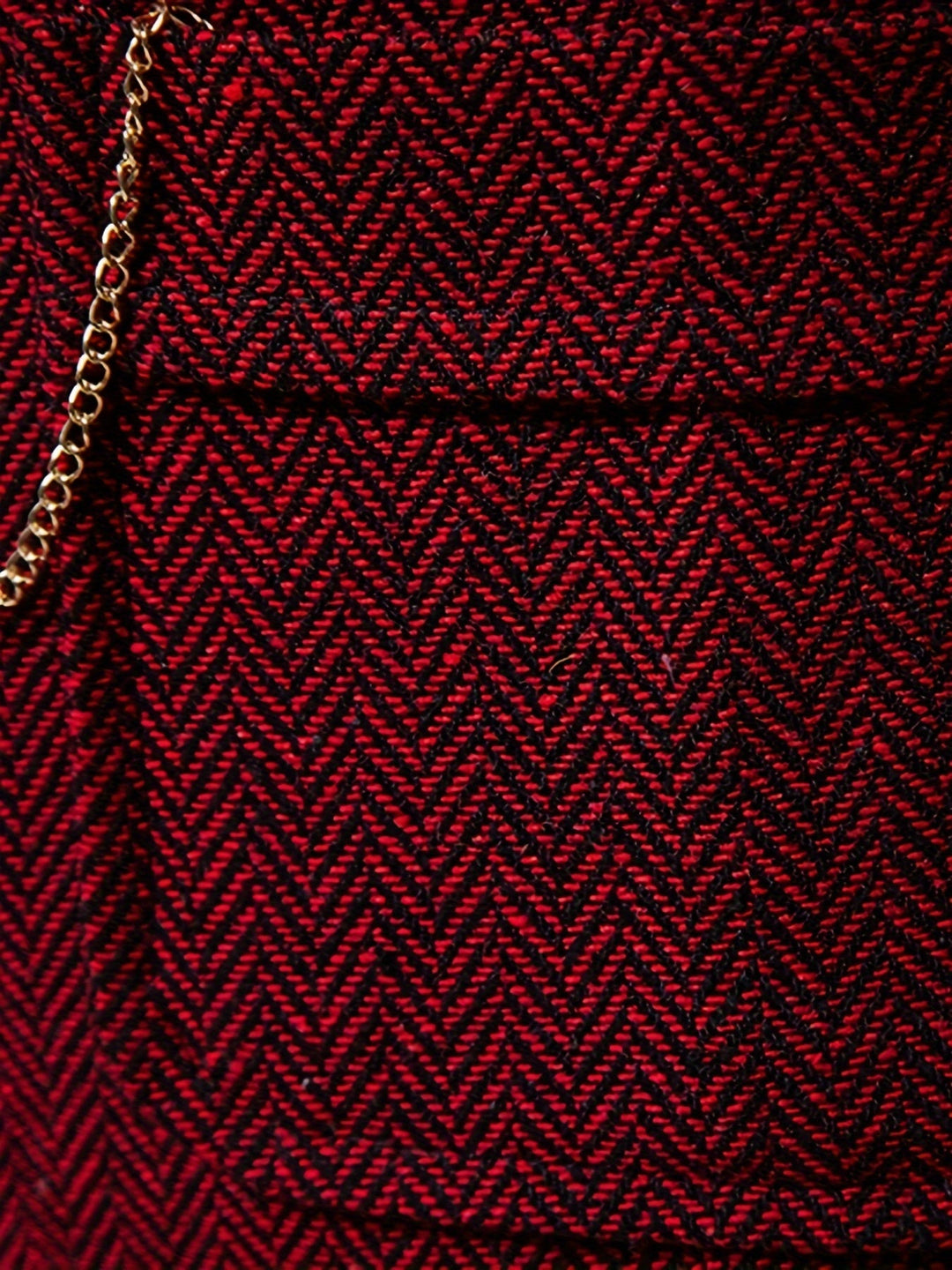 Edmund | Herringbone Enknäppt Väst