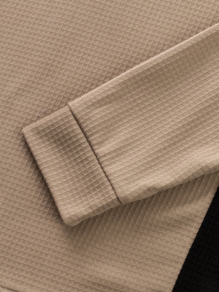 Curtis | Texturerad långärmad Henley