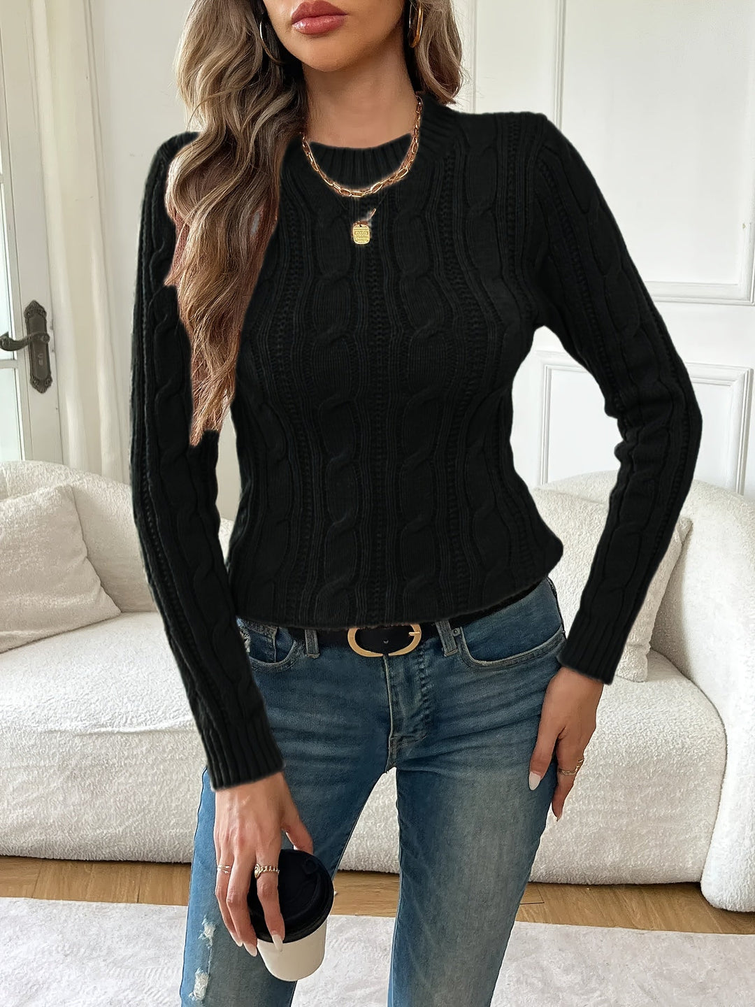 Juliana | Klassisk Twist-Knit Tröja