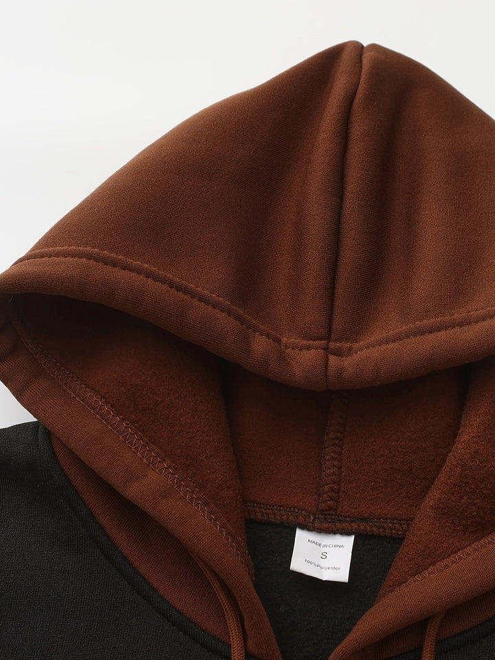 Cedric | Färgblock Zip-Up Hoodie