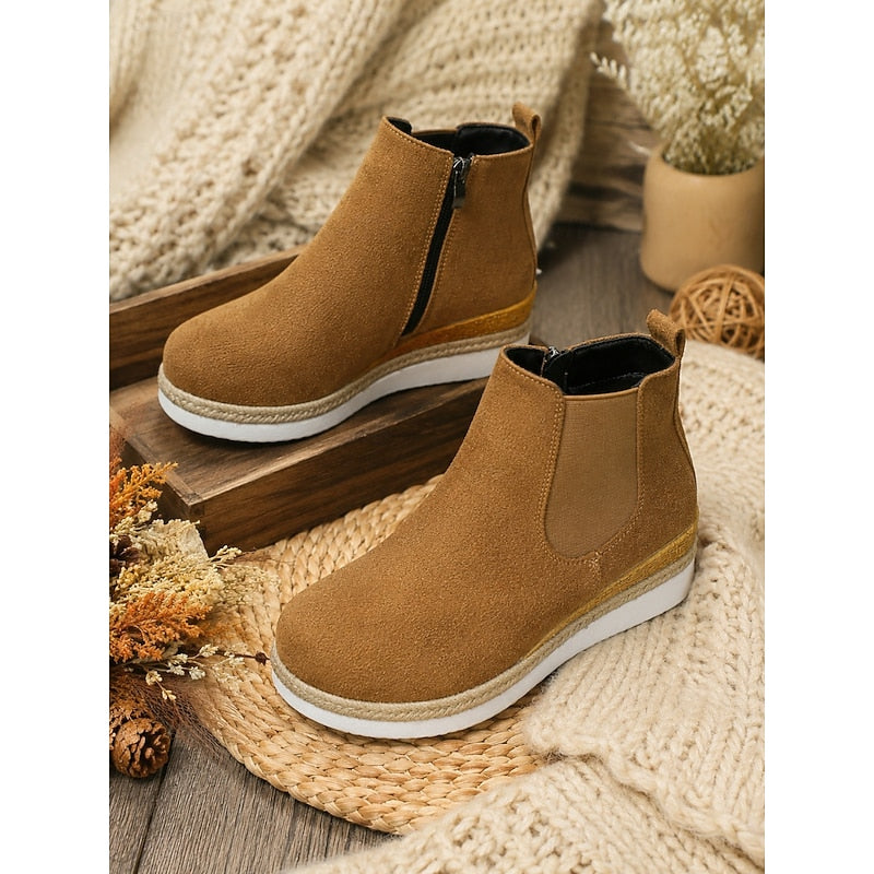 Vera | Mysiga Wedge Ankelskor