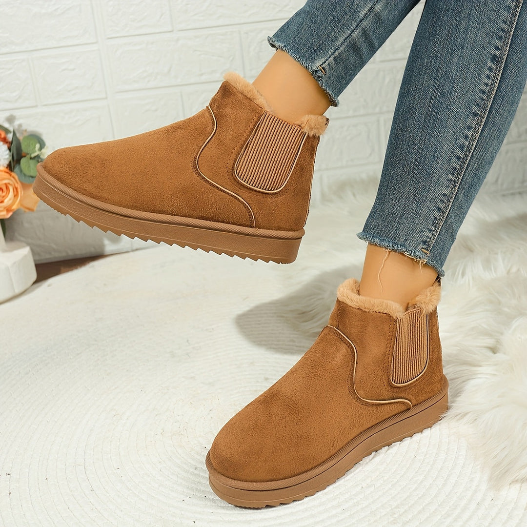 Adrienne | Mysiga Plattform Ankelstövlar