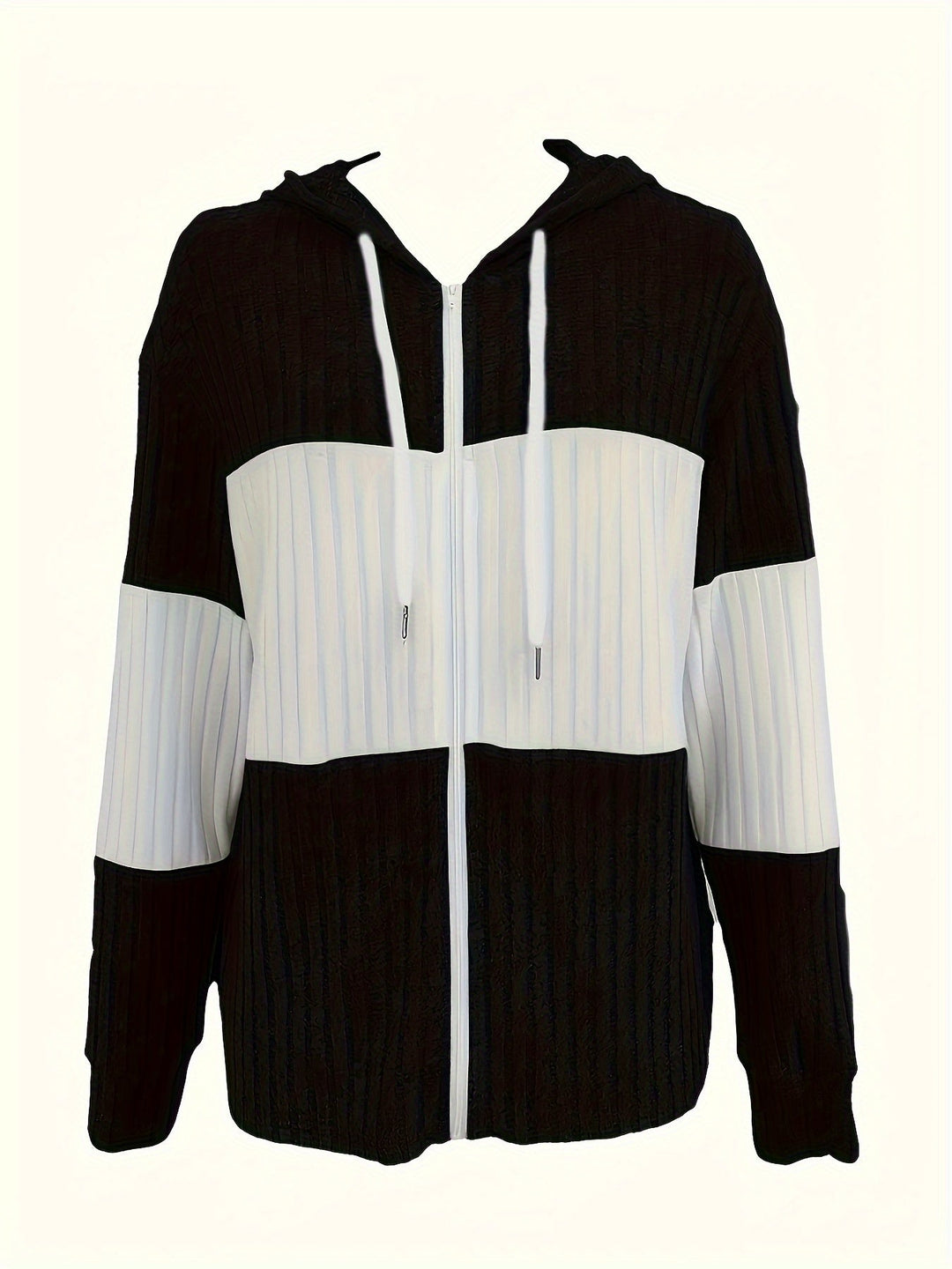 Shannon | Mysig Färgblock Zip-Hoodie