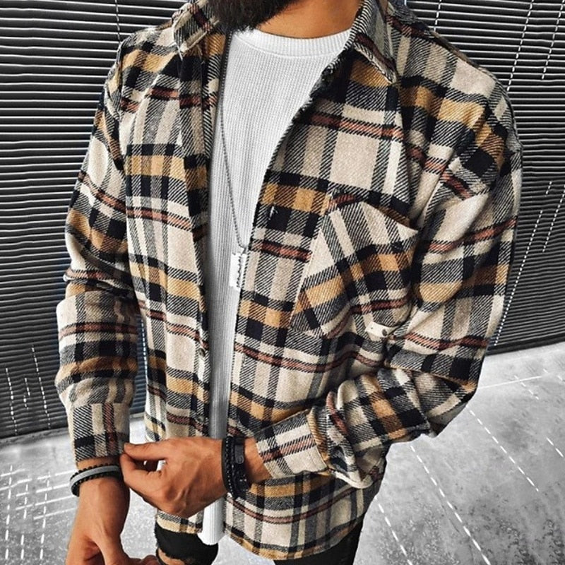 Gideon | Robust Rutigt Overshirt