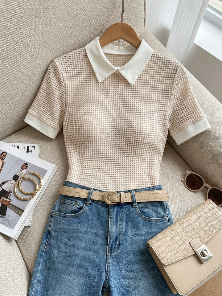 Daphne | Kragtop i Slim-Fit