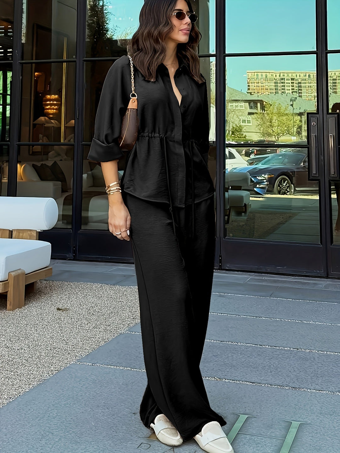 Lorraine | Avslappnad Byxa Set
