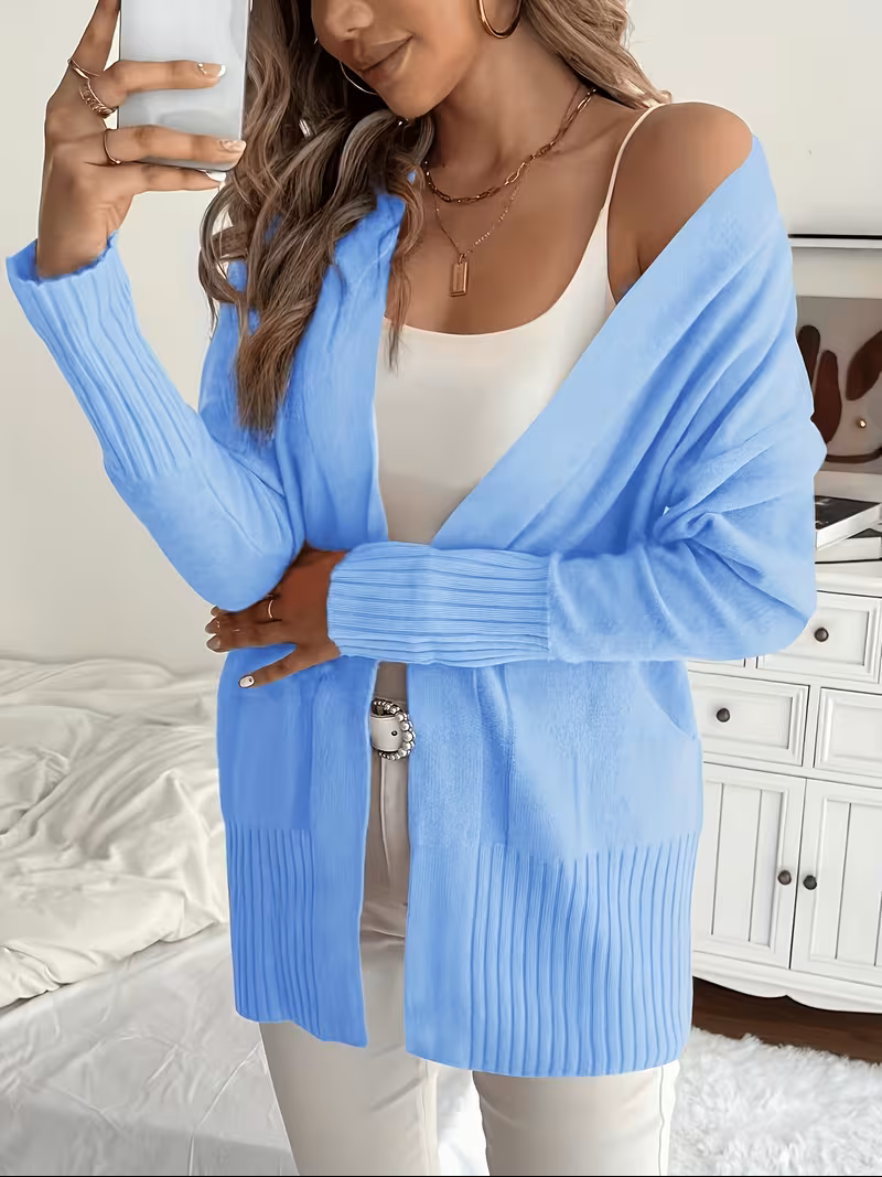Deanna | Avslappnad Öppen Framsida Cardigan