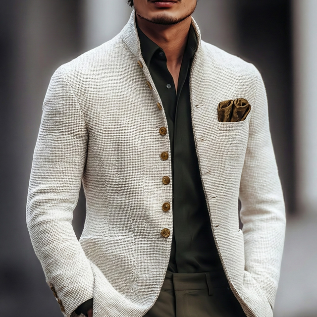 Harold | Raffinerad Enknäppt Cardigan
