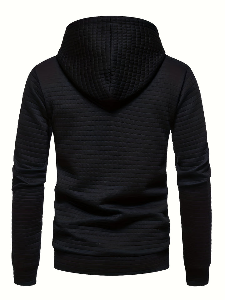 Harrison | Texturerad Pullover Hoodie