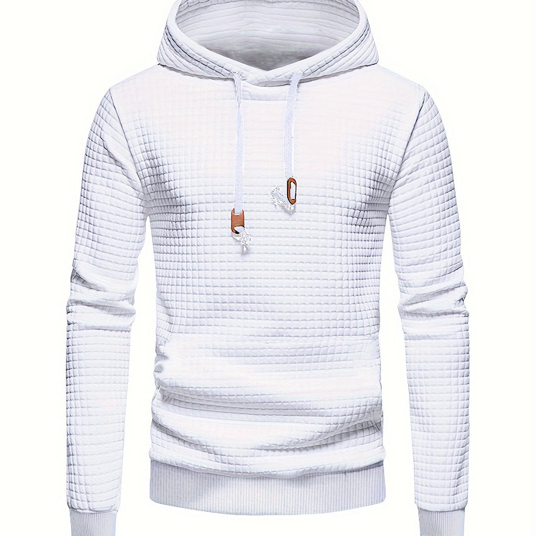 Garrison | Texturerad Huva Pullover Hoodie