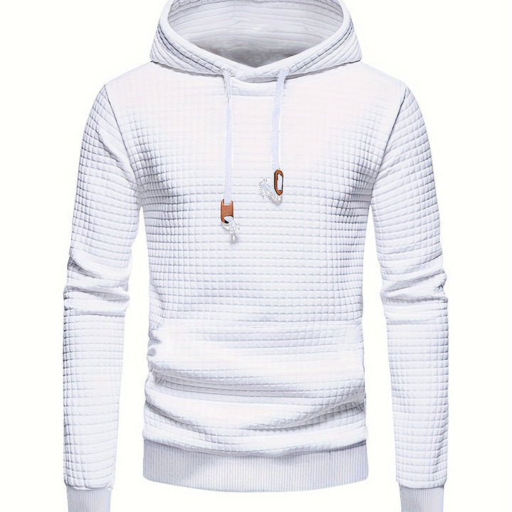 Garrison | Texturerad Huva Pullover Hoodie