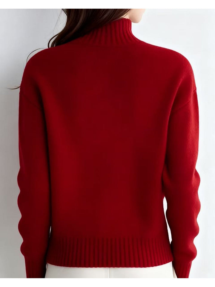 Margot | Höghalset Knap cardigan