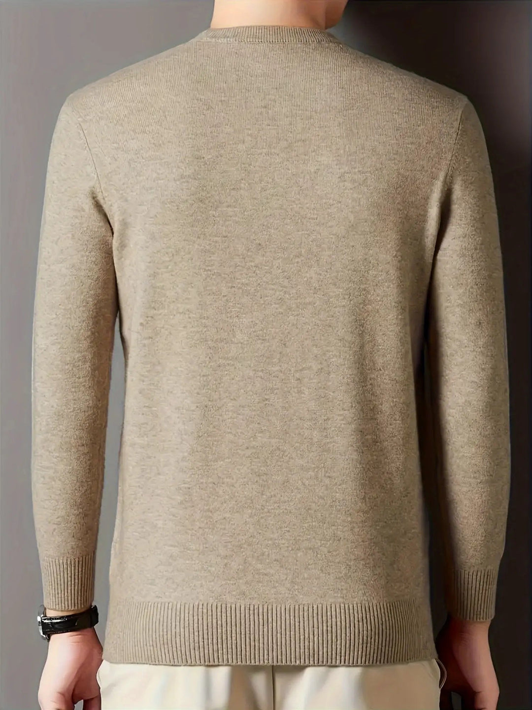 Jonah | Mock Neck Stickad Tröja