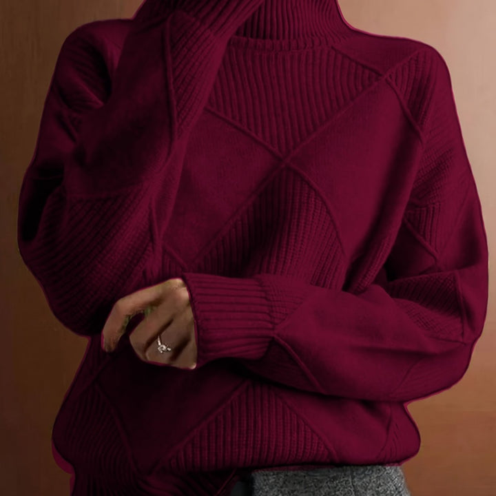 Maeve | Texturerad Polokrage Tröja
