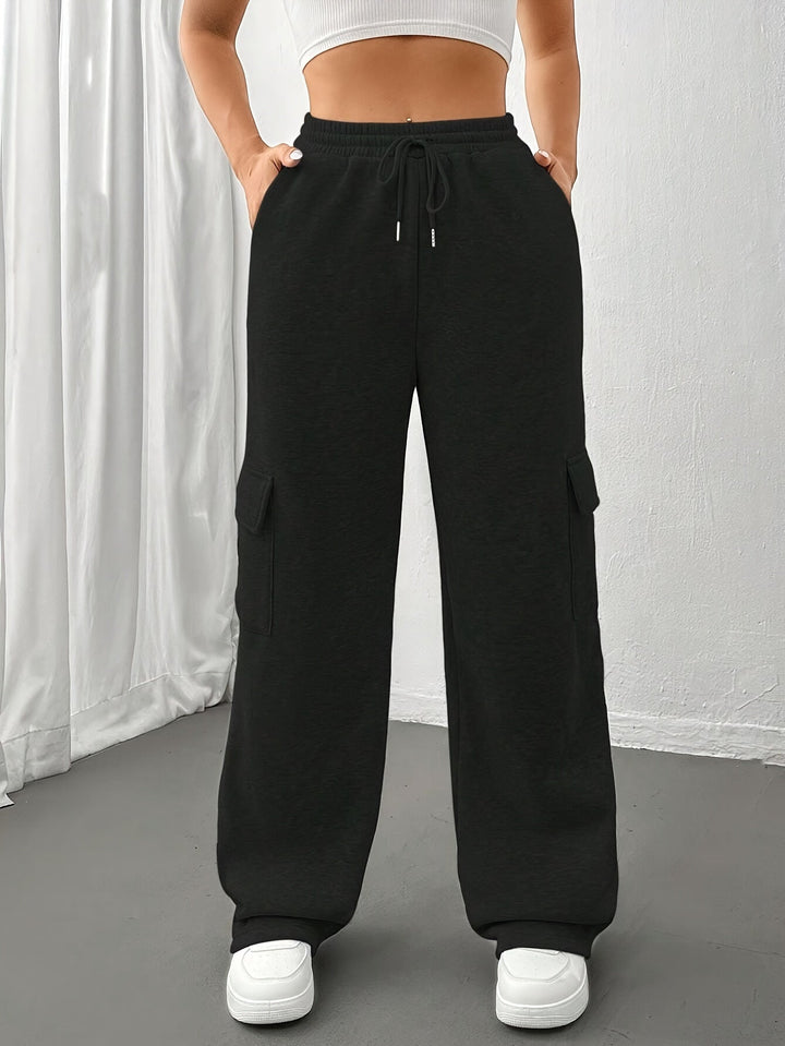 Ruth | Avslappnade Cargo Sweatpants