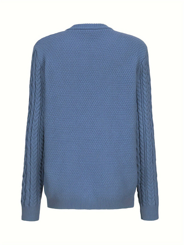 Fern | Texturerad Knapp-Front Kofta