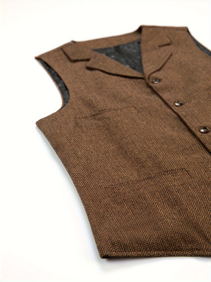 Colton | Heritage Herringbone Västen