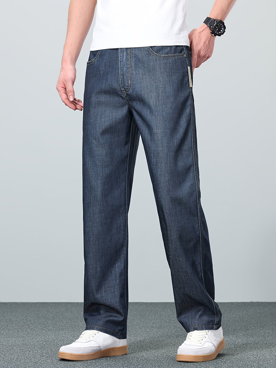 Nash | Avslappnade Rakben Jeans