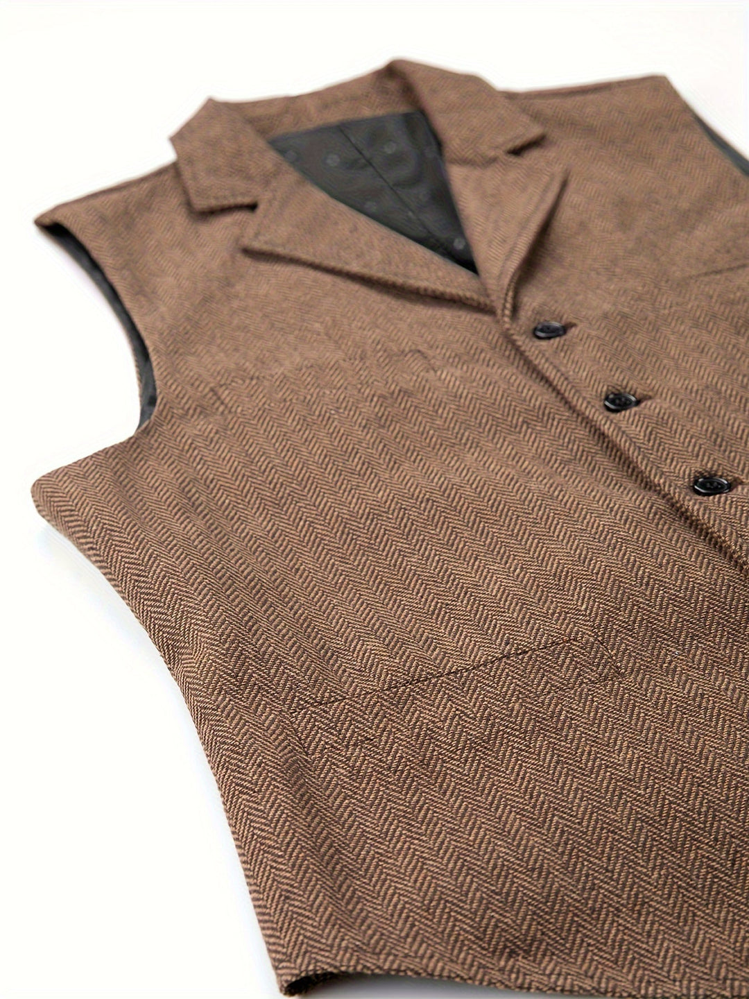 Byron | Raffinerad Herringbone Västar